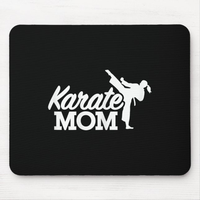 Karate Mum  Mouse Pad (Front)