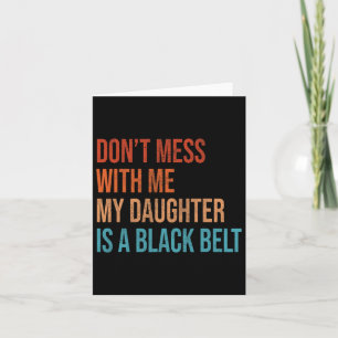 Karate Mum My Daughter Is A Blackbelt Martial Arts Card