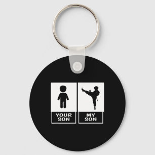 Karate Mum Or Dad Your Son Key Ring