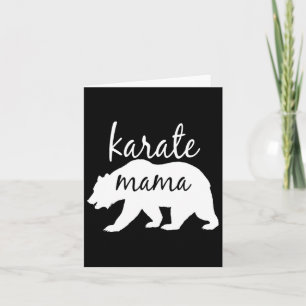 Karate Mum T Shirt Perfect Gift For Mum Women Card