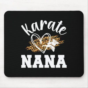 Karate Nana Leopard Karate Nana Grandma 1  Mouse Pad