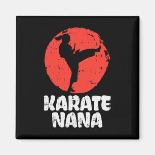 Karate Nana Ponytail Kick Japanese Martial Arts Gr Magnet