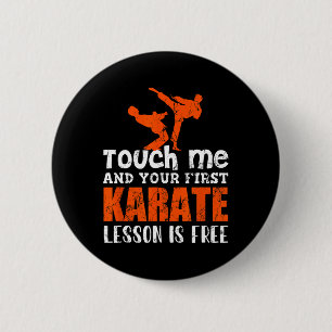 Karate Outfit Karate Karate For Kids Karate Rankbe 6 Cm Round Badge