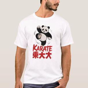 Karate Panda Bear T-Shirt