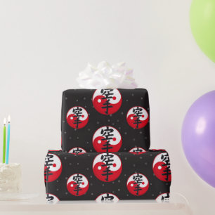 Karate Pattern Wrapping Paper