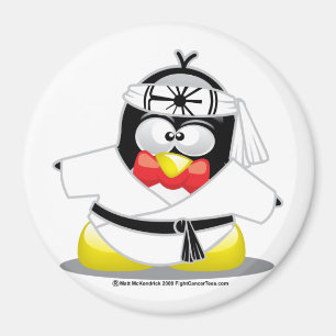 Karate Penguin Magnet