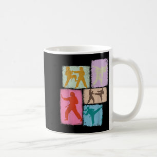 Karate Practitioner Collage Women Kids Sensei Coffee Mug