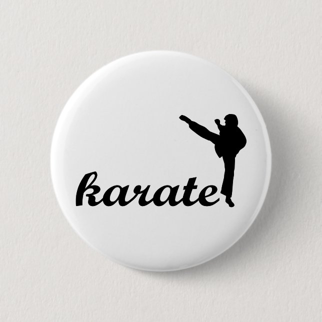 Karate Products! 6 Cm Round Badge (Front)
