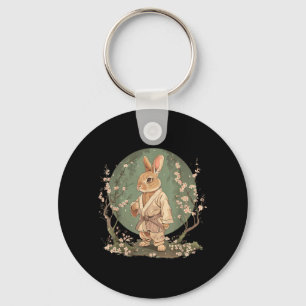 Karate Rabbit Jiu-Jitsu MMA Taekwondo Martail Arts Key Ring