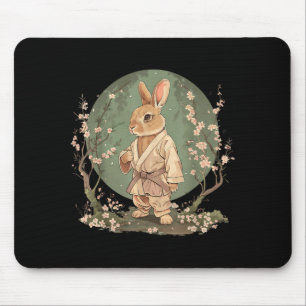 Karate Rabbit Jiu-Jitsu MMA Taekwondo Martail Arts Mouse Pad