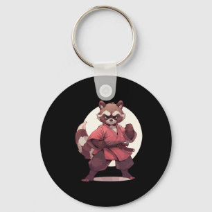 Karate Racoon Anime Racoon Martial Arts T Martial Key Ring