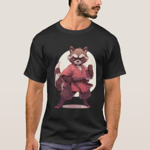 Karate Racoon Anime Racoon Martial Arts T Martial T-Shirt