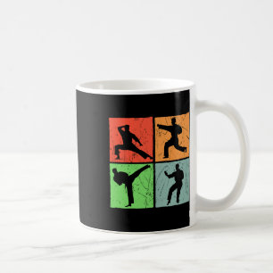 Karate Retro Black Belt Japanese Martial Arts Love Coffee Mug