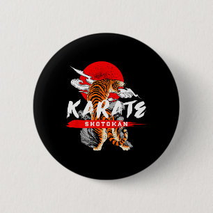 Karate Retro Shotokan Vintage Design For Fan Of Ka 6 Cm Round Badge