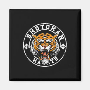 Karate Retro Shotokan Vintage Gift Fan Of Karate Magnet