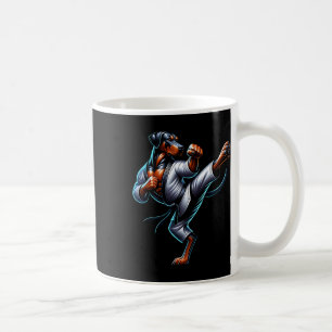 Karate Rodesian Ridgeck Kick Technique Coffee Mug