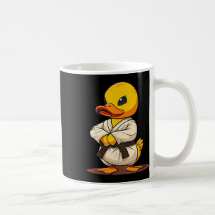 Karate Rubber Duck Motif Taekwondo Jiu-jitsu Mma K Coffee Mug