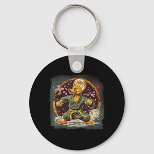 Karate Rubber Duck Motif Taekwondo Jiu-Jitsu MMA Key Ring