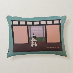 KARATE SCOTTIE DECORATIVE CUSHION