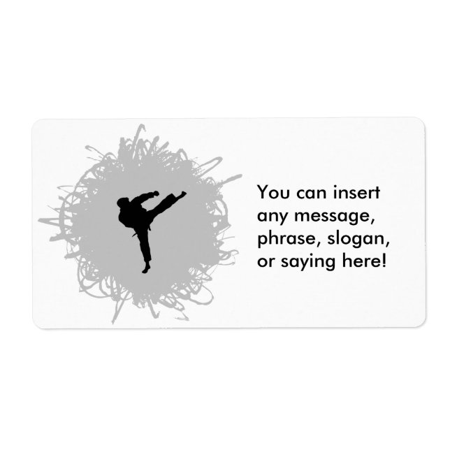 Karate Scribble Style (Front)