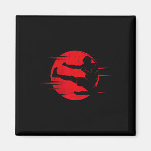 Karate Shadow Judo Martial Arts Japan Kung Fu Taek Magnet