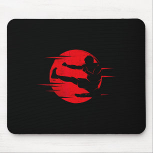 Karate Shadow Judo Martial Arts Japan Kung Fu Taek Mouse Pad