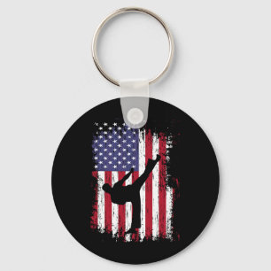 Karate Shirt - Funny Taekwondo Key Ring