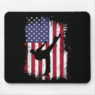 Karate Shirt - Funny Taekwondo Mouse Pad