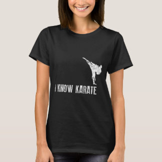 Karate Shirt I Know Karate Cool Martial Arts Gift