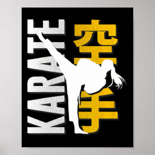 Karate Shirts Martial Arts - Girls  Poster