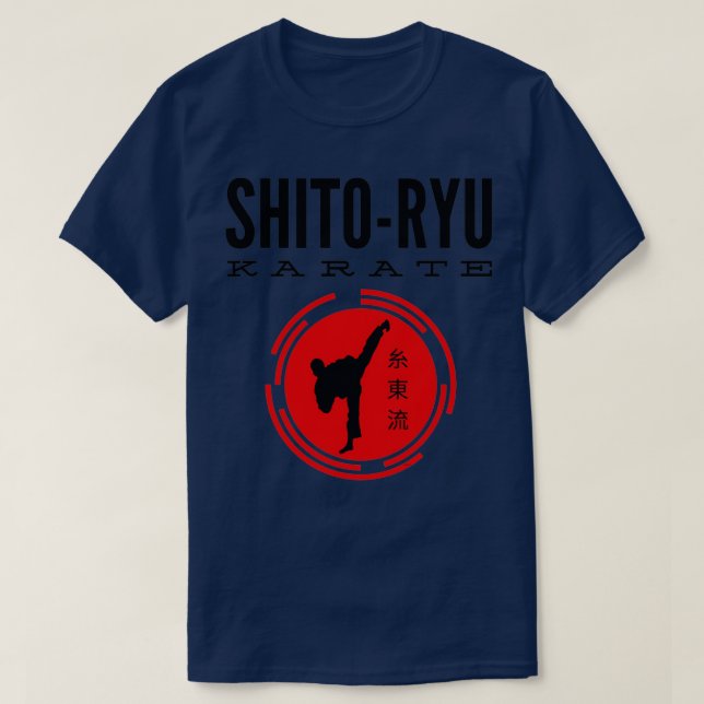 Karate ShitoRyu Martial Arts Japanese T-Shirt (Design Front)
