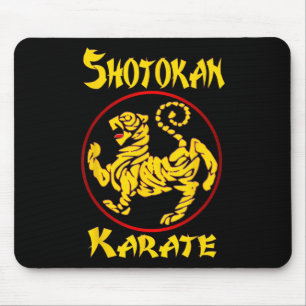 Karate Shotokan Tiger Martial Arts Mouse Pad