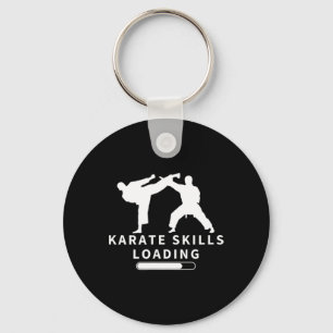 Karate Skills Loading Funny Karateka Key Ring
