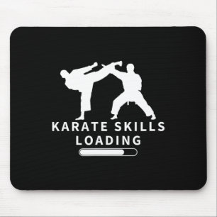Karate Skills Loading Funny Karateka Mouse Pad