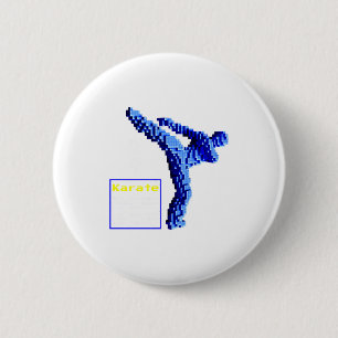 Karate T Shirt_1 6 Cm Round Badge
