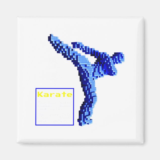 Karate T Shirt_1  Magnet (Front)