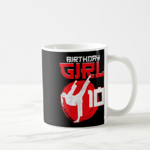 Karate Taekwondo 10 Years Old Birthday Martial Art Coffee Mug