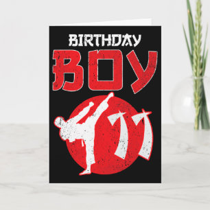 Karate Taekwondo 11 Years Old Birthday Martial Art Card