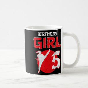 Karate Taekwondo 5 Years Old Birthday Martial Arts Coffee Mug