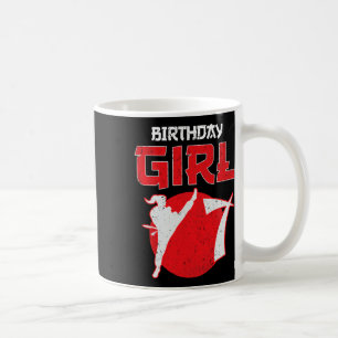 Karate Taekwondo 7 Years Old Birthday Martial Arts Coffee Mug