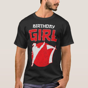 Karate Taekwondo 7 Years Old Birthday Martial Arts T-Shirt