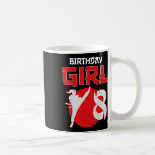 Karate Taekwondo 8 Years Old Birthday Martial Arts Coffee Mug