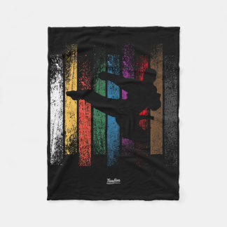 Karate Taekwondo Tkd Martial Arts Mens Boys Fleece Blanket