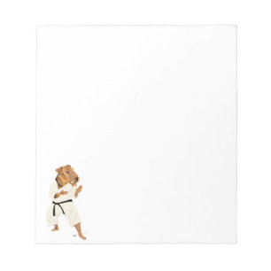 Karate Terrier Notepad