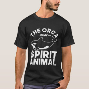 Karate - The Orca Is My Spirit Animal Orca T-Shirt