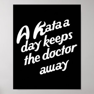 Karate . Traditional Shotokan Karate Dojo Poster
