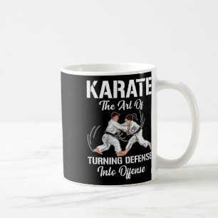 Karate Training Offence Black Belt Sport Martial A Coffee Mug
