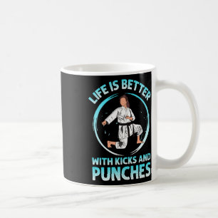 Karate Training Punches Black Belt Sport Martial A Coffee Mug