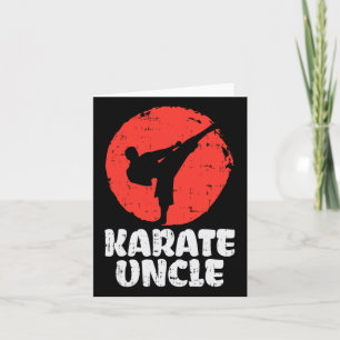 Karate Uncle Fighter Japanese Martial Arts Men Bir Card