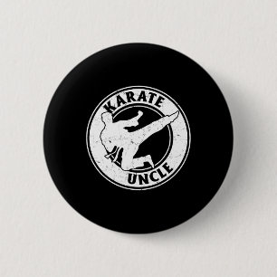 Karate Uncle Karate Fighting Uncle Karate 6 Cm Round Badge